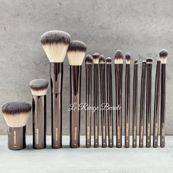 Hourglass Makeup Brush 15 Pcs Set New without box *Foundation Powder Shadow Brow - Picture 1 of 5